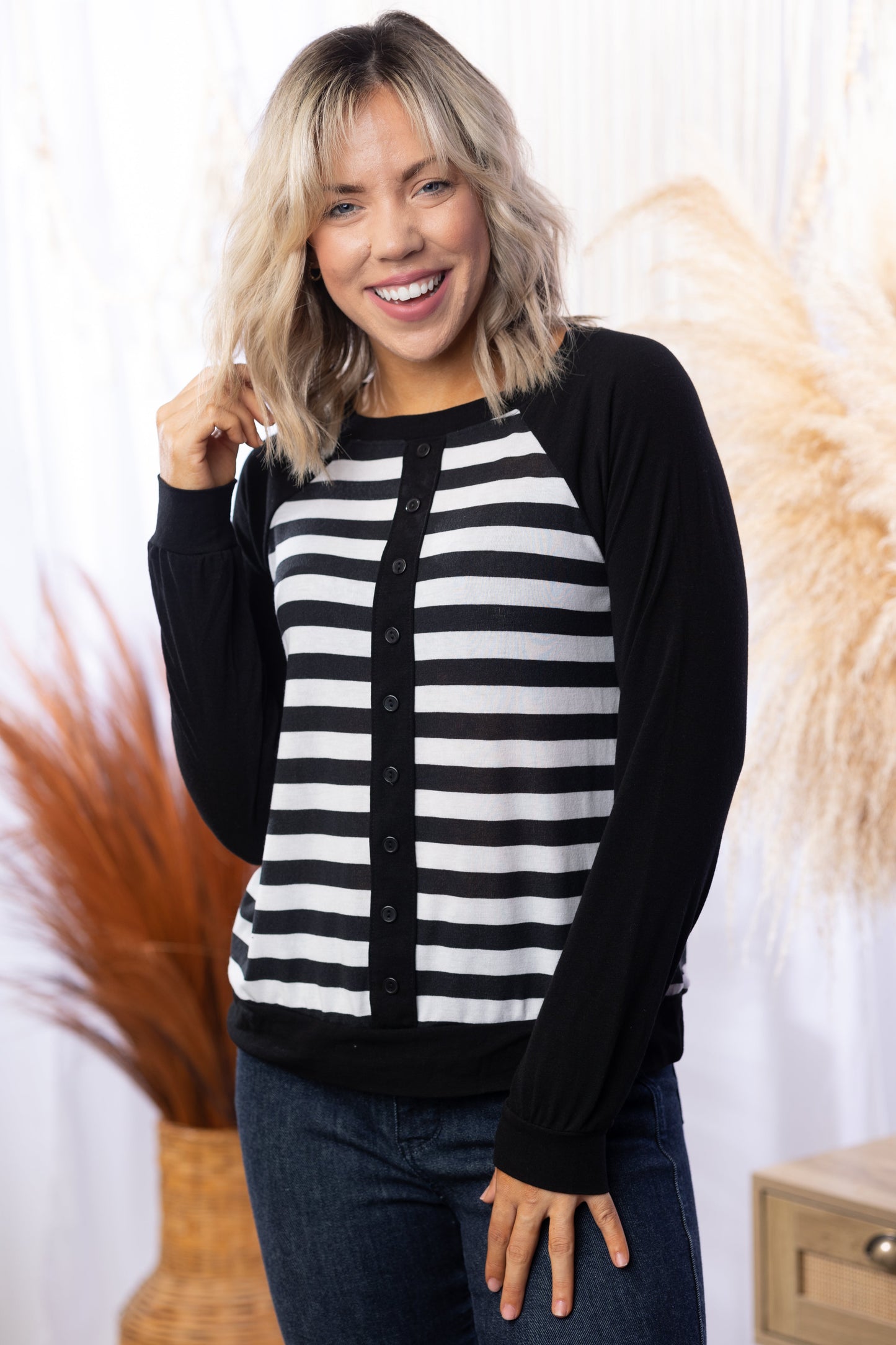 Striped Moxy - Long Sleeve