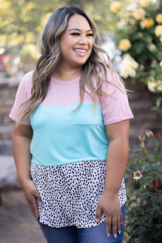 Simply Irresistible Colorblock Top