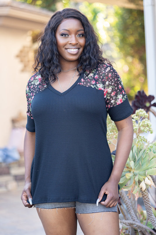 Sheer Beauty Short Sleeve