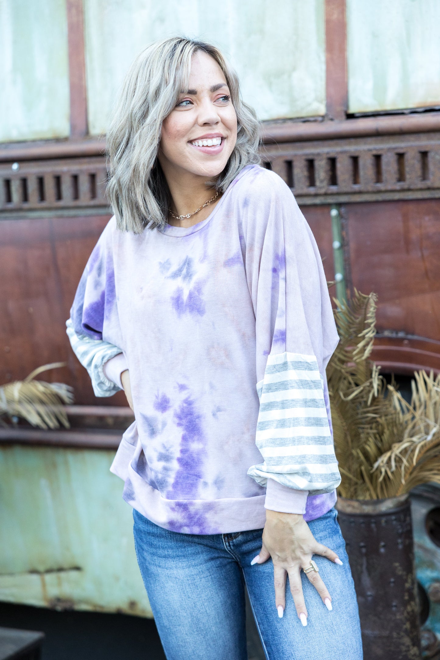 Tie Dye Delight Dolman